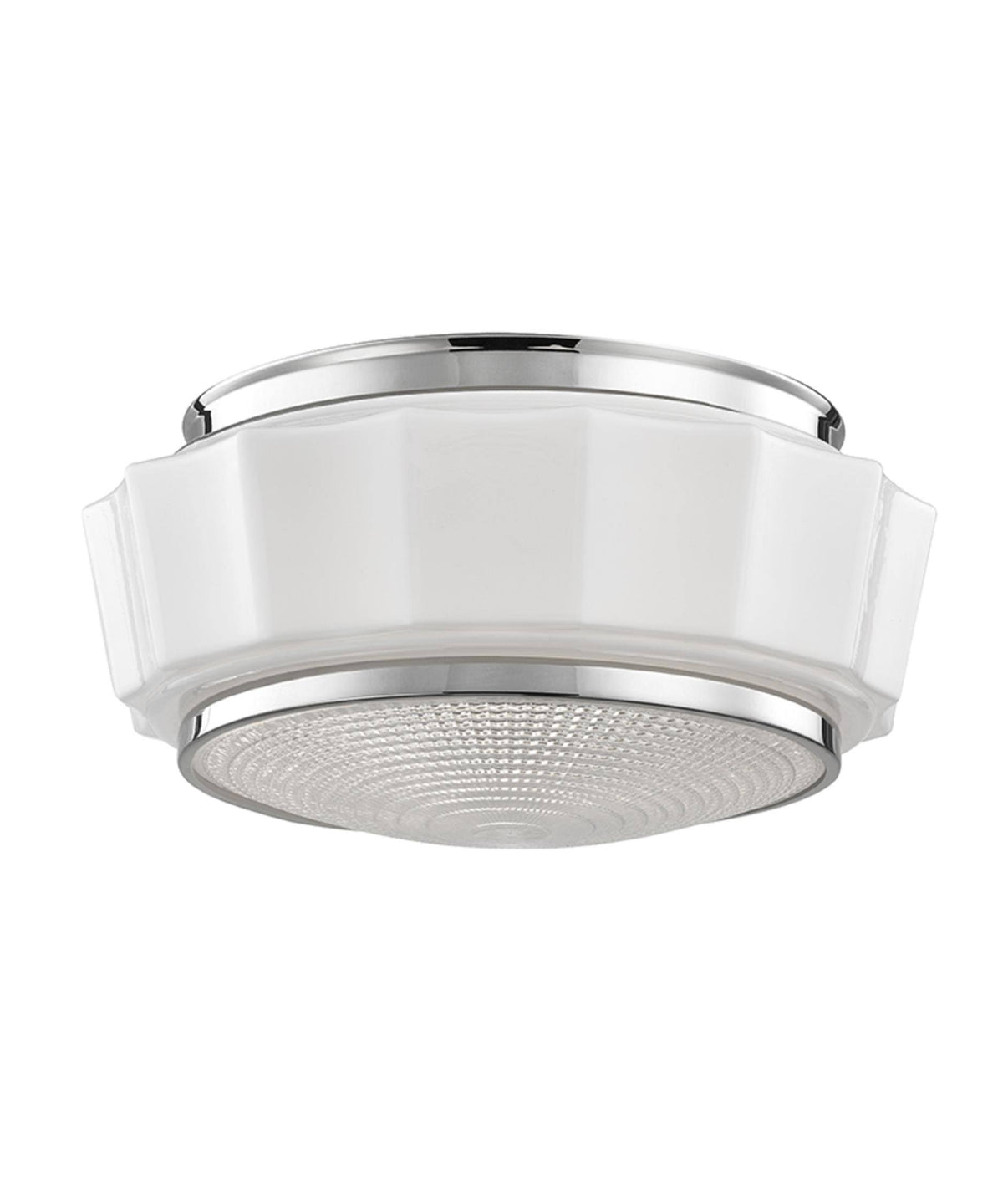 Polished Nickel 2 Light Flush Mount J1331