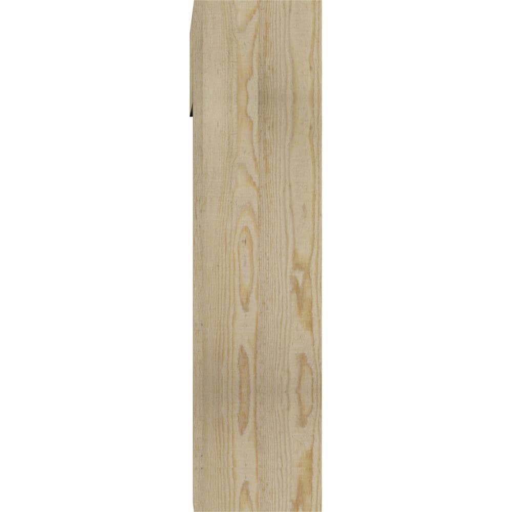 Rough Sawn Bracket with Offset Brace, Douglas Fir F8082