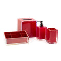 Rainbow Red Bathroom Accessory Set G20826