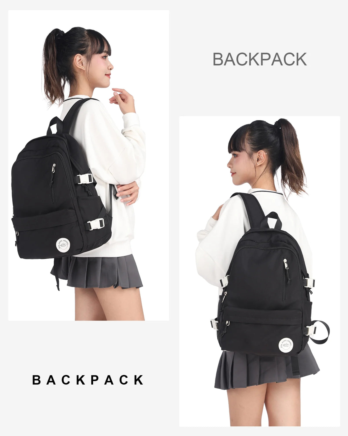 Lightweight Water Resistant 14 Inch Laptop Backpack Y491