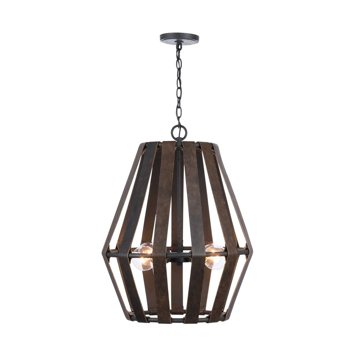 Rustic Iron 4 Light Pendant J403