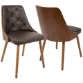 Walnut Wood Dining Chair C123