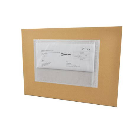 9x12 inch Re-closable Packing List Envelope Sleeves Plain Face C76905