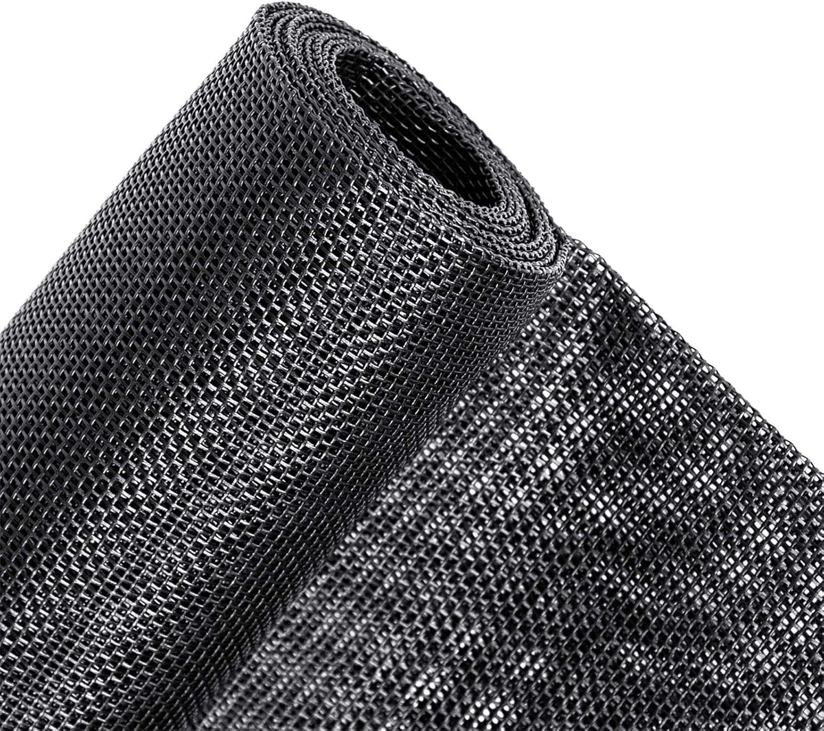 Black Vinyl Coated Polyester Pet Proof Window Screen Mesh, Pack of 2 P950
