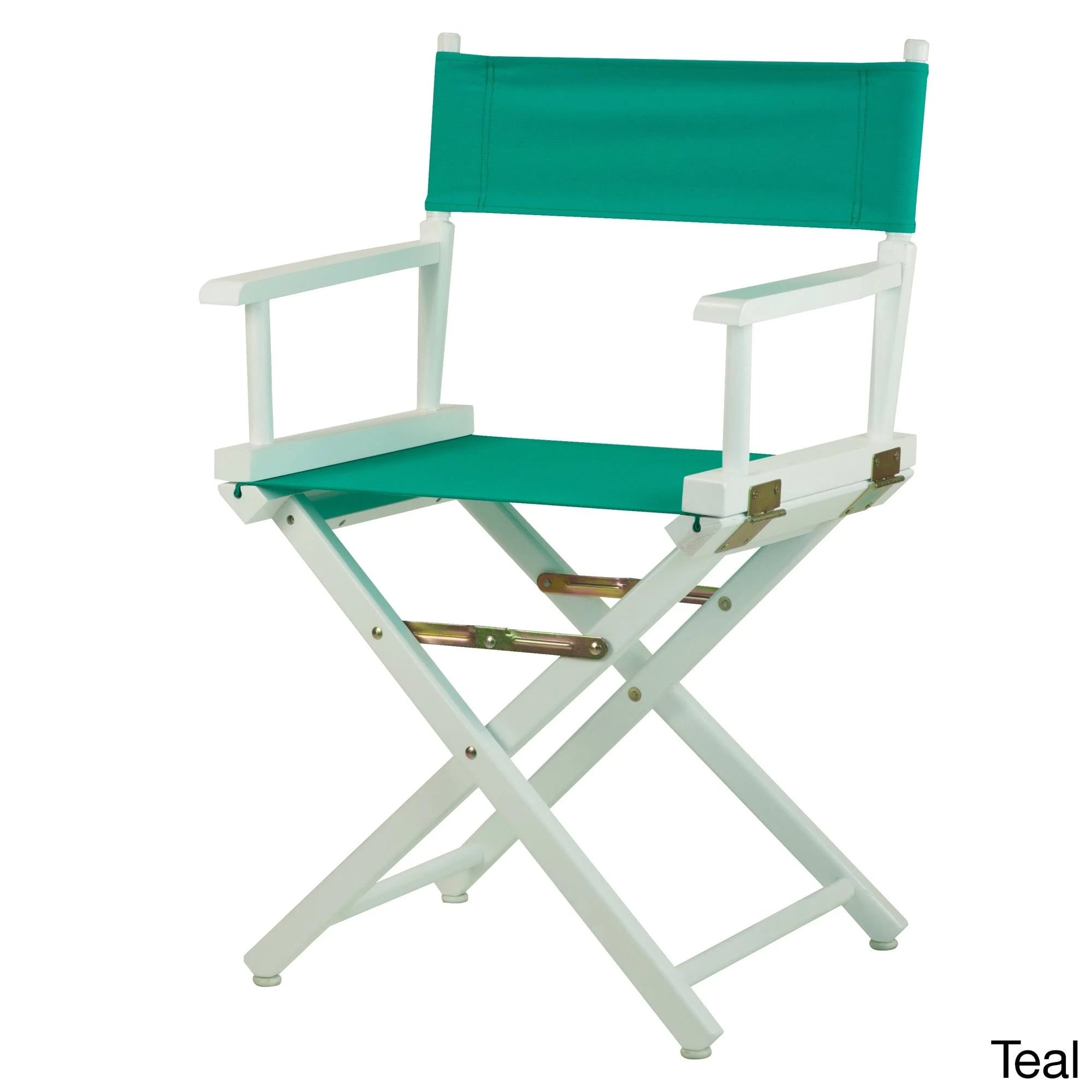 White Frame Olive Canvas Director's Chair F7754