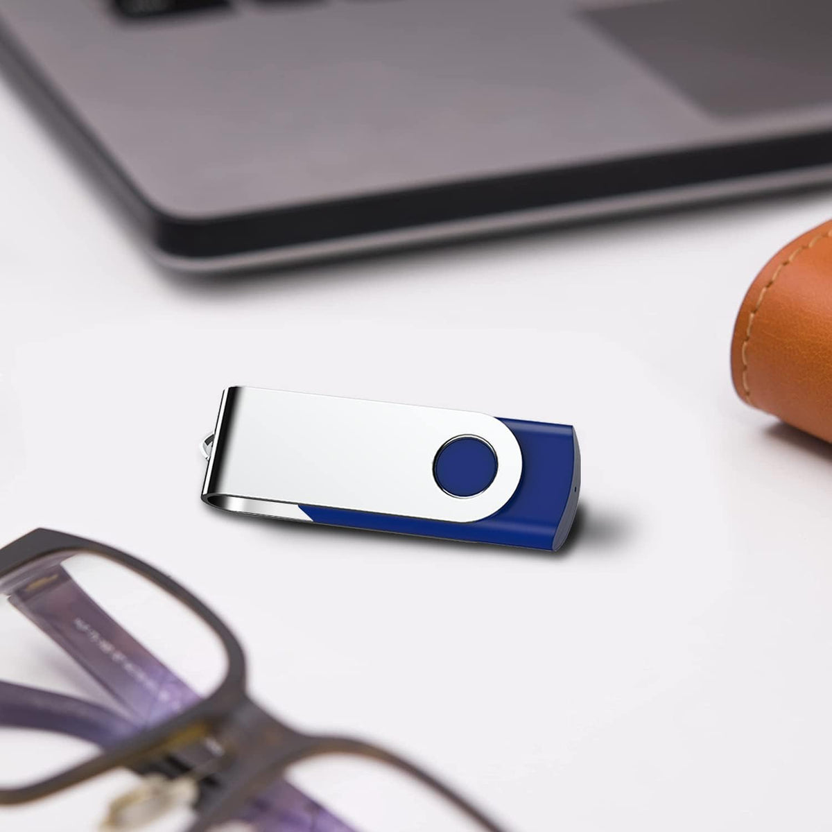 64GB USB 2.0 Flash Drive 10 Pack (Black, Blue) Q729